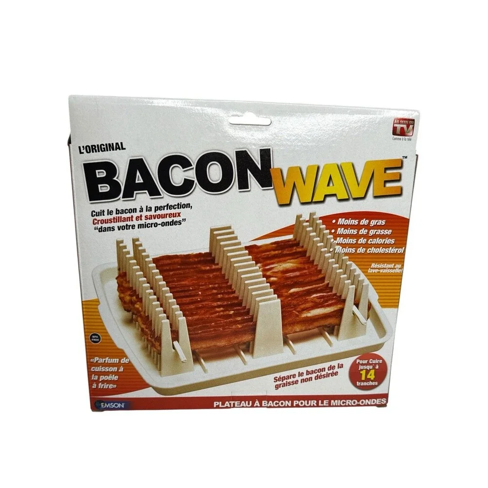 The Original Bacon Wave Microwave Bacon Tray As Seen on TV